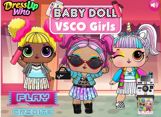 Одевалка VSCO Lol surprise (Лол Сюрприз: Вско Герл)