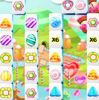 Маджонг в стране конфет