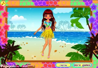 Одевалка : Цель - Гавайи!