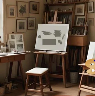 Побег из мастерской художника