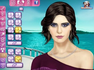 Одевалка Берен Саат макияж