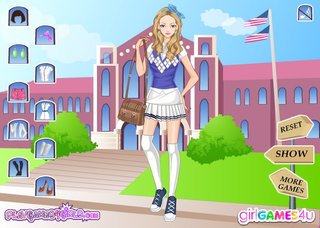 Одевалка школьная форма