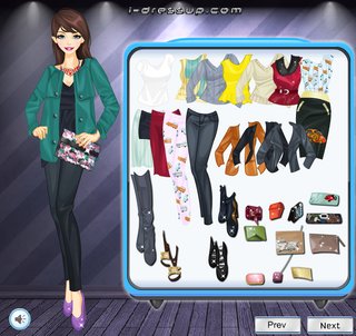 Одевалка модный клатч