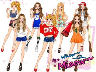 Одевалка болельщица-старшеклассница