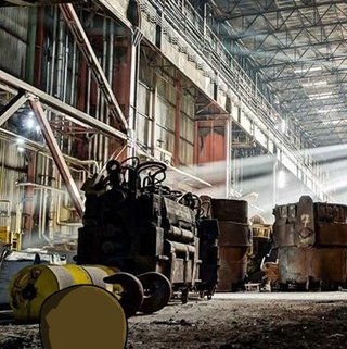 Побег огромного робота