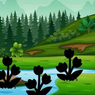 Мальчик сбегает от крокодилов