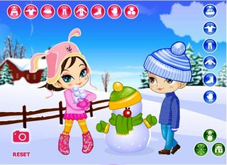 Одевалка : Зимние забавы