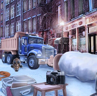 Покрытый льдом