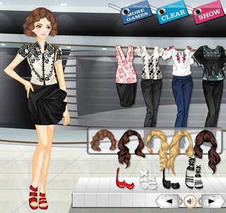 Одевалка блузка с вышивкой