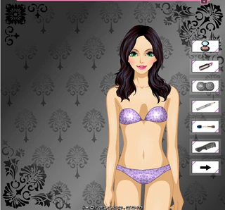 Одевалка девушка в парке