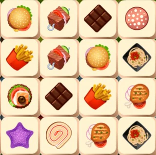 Маджонг с вкусной едой