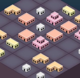 Слияние кварталов города