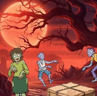 Зомби окружили девочку