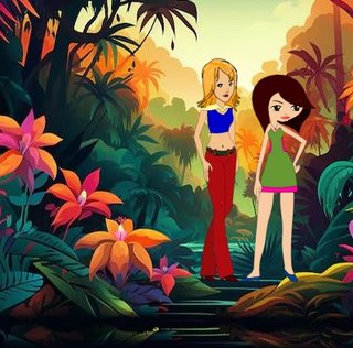 Девушки застряли в джунглях