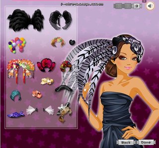 Одевалка причудливые шляпы