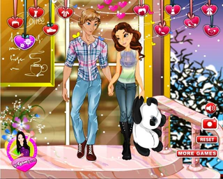 Одевалка : Влюбленная пара