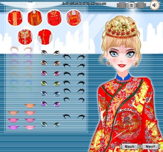 Одевалка Китайская свадьба