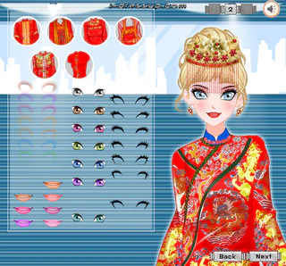 Одевалка Китайская свадьба