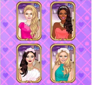 Одевалка гламурные платья