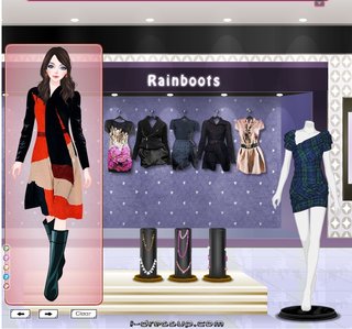 Одевалка резиновые сапоги для осени