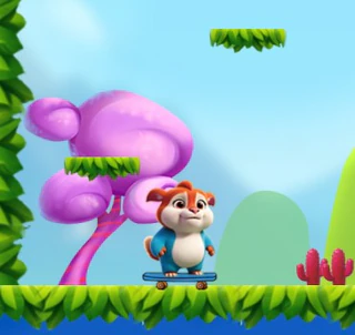 Медвежонок скейтер