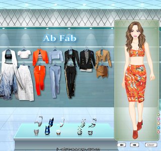 Одевалка стильное лето с Ab Fab