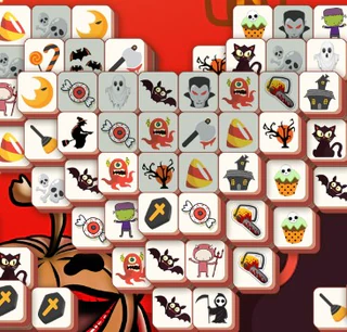 Хэллоуин маджонг