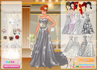 Одевалка серебряная свадьба (Silver Bride)