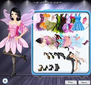 Одевалка костюм феи