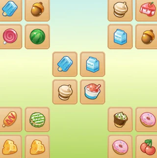 Маджонг: Связь еды