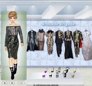 Одевалка парча и шик