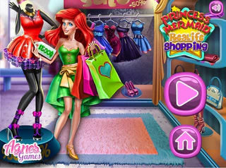 Одевалка Ариэль собралась по магазинам