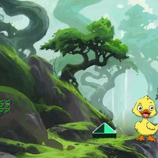 Утиная семья идёт на пруд