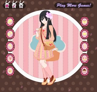 Одевалки стиль аниме лолита