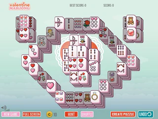 Маджонг День Валентина