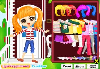 Girl Beautiful Outfit Flash