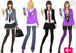 Одевалка назад в школу