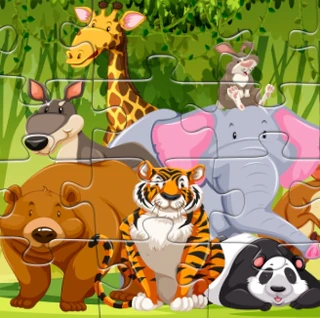 Пазлы с животными