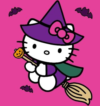 Раскраска по номерам с Hello Kitty