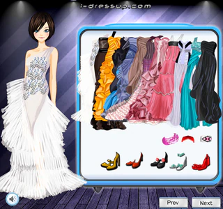 Одевалка платья от Versace