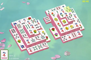 Пасьянс маджонг цветы