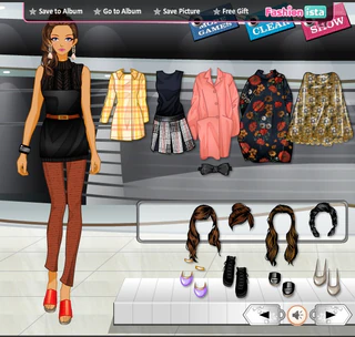 Одевалка осень в мегаполисе