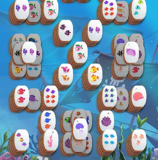 Маджонг рыбного мира