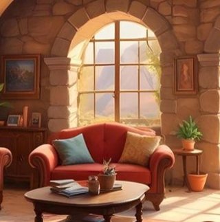 Дом красного камня