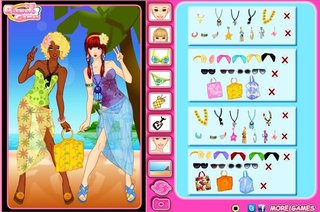 Одевалка : Подруги на море