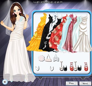 Одевалка свадебные платья