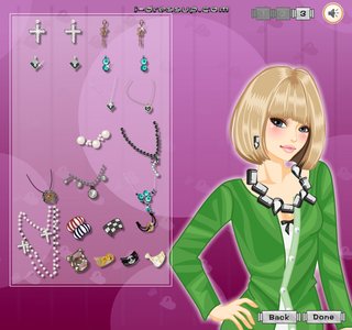 Одевалка : блондинка с каре боб