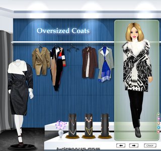 Одевалка плащи оверсайз