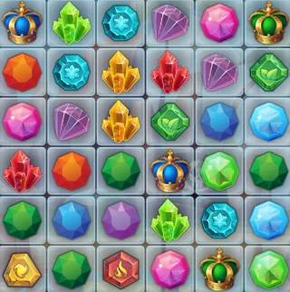 Драгоценные камни соединяются