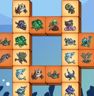 Маджонг морских чудовищ